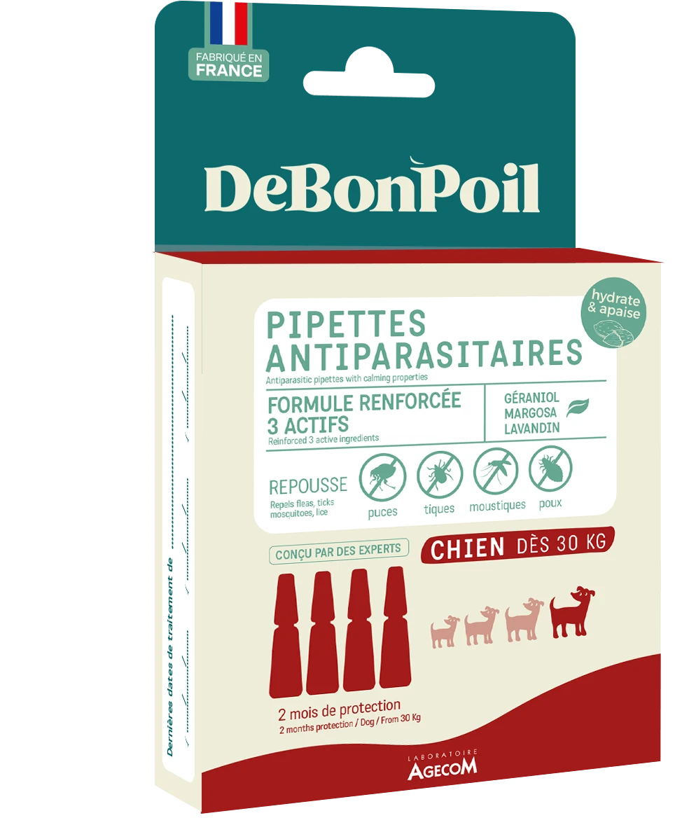 Pipettes antiparasitaires