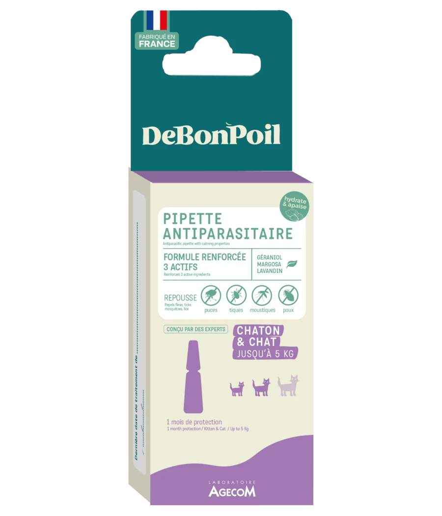Pipettes antiparasitaires