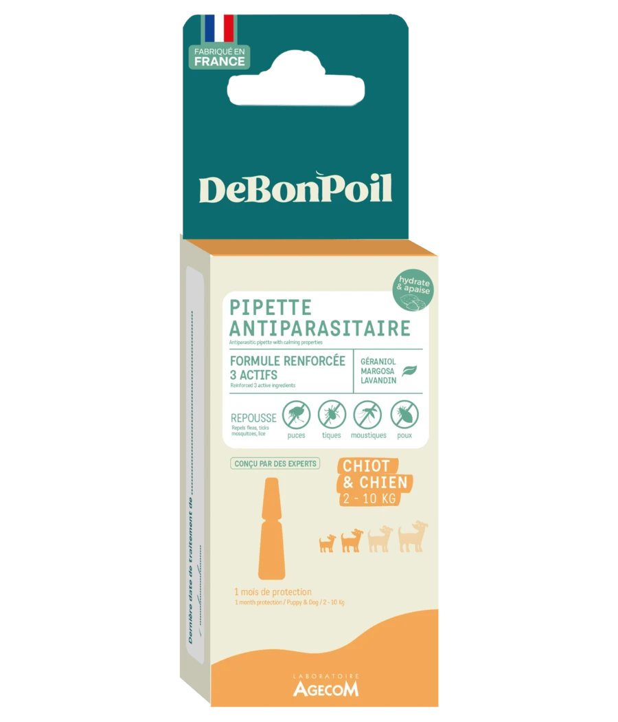 Pipettes antiparasitaires