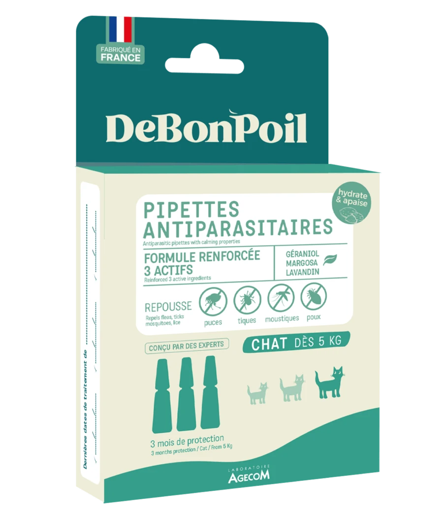 Pipettes antiparasitaires
