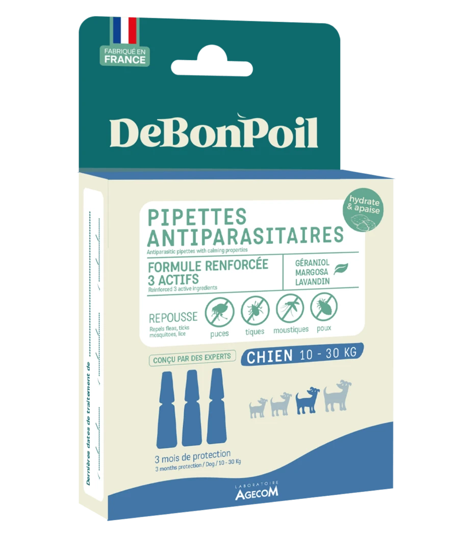 Pipettes antiparasitaires
