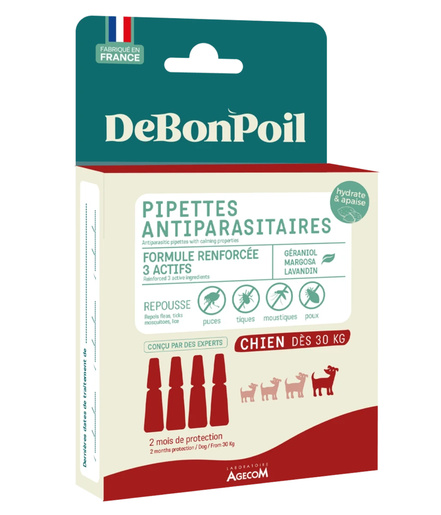 Pipettes antiparasitaires