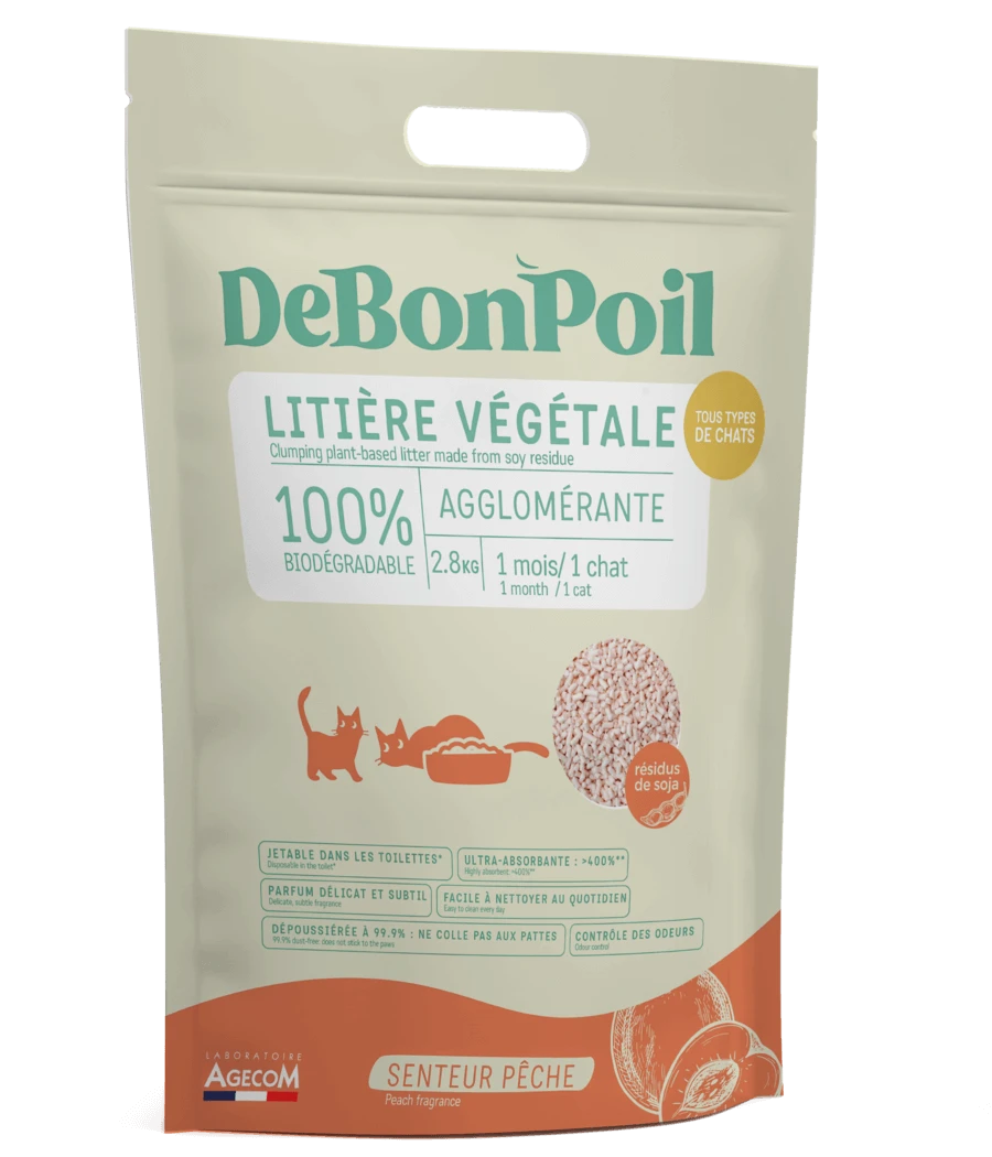 Litières végétales au soja