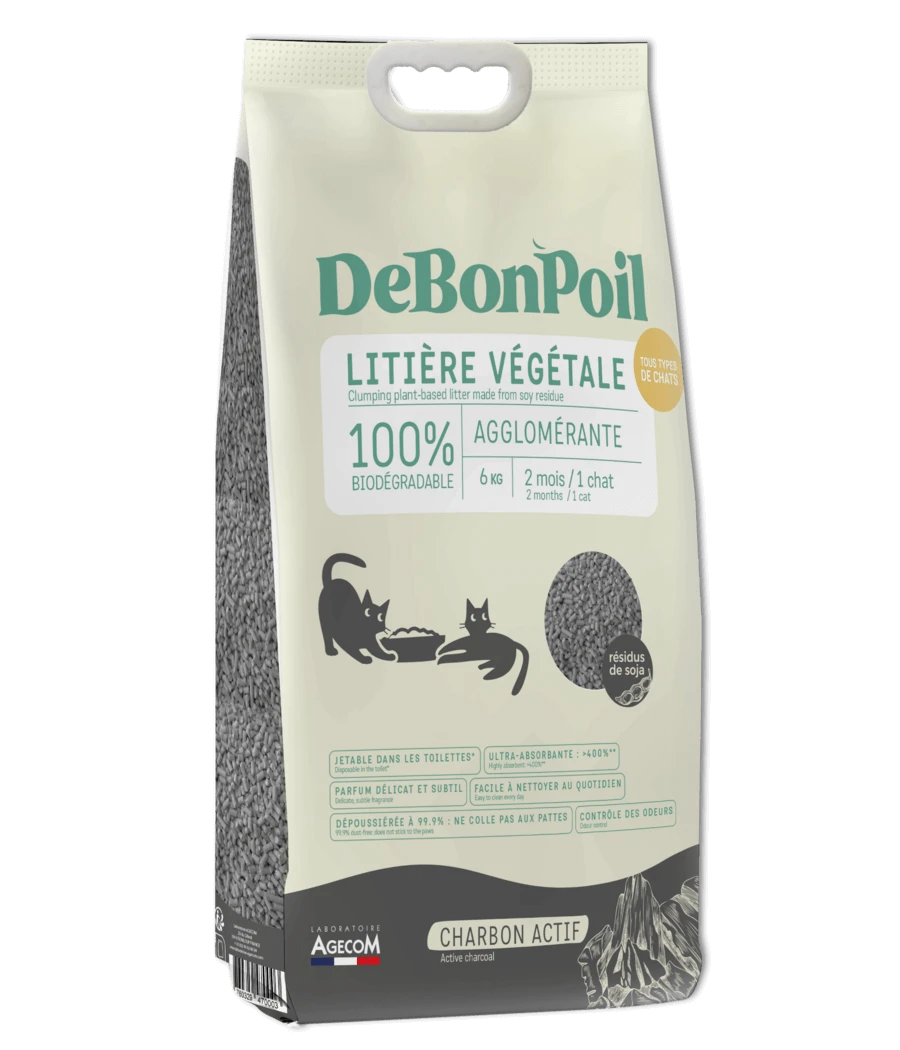 Litières végétales au soja